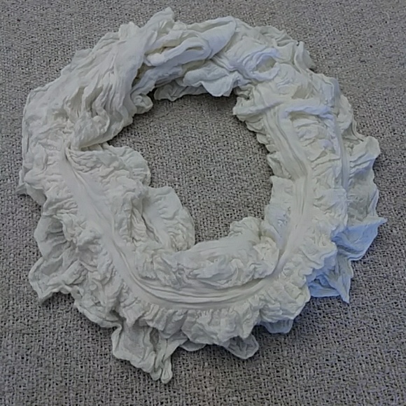 Van Heusen Accessories - Van Heusen Cream Infinity Scarf